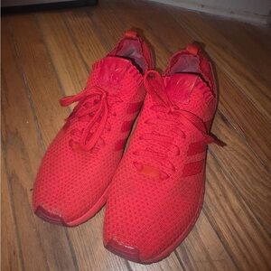 Adidas ZX Flux Primeknit Red Sneakers